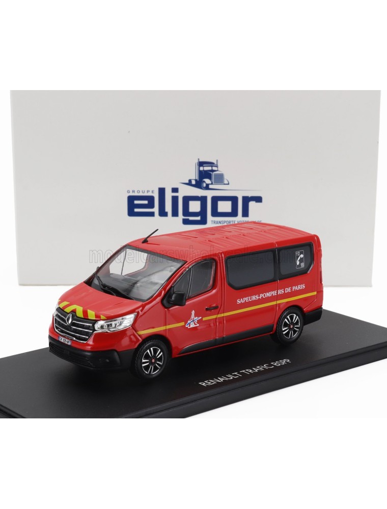 RENAULT - TRAFIC MINIBUS BSPP SAPEURS POMPIERS DE PARIS 2022 - RED