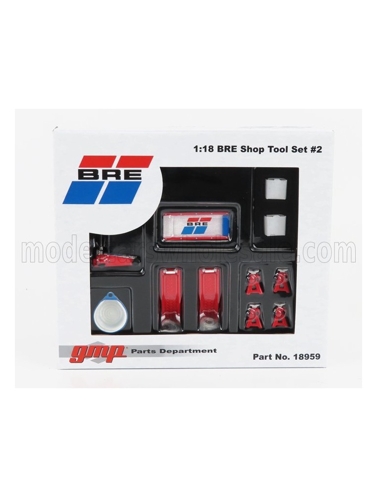 ACCESSORIES - SET OFFICINA GARAGE TOOL SET BRE - RED WHITE BLUE