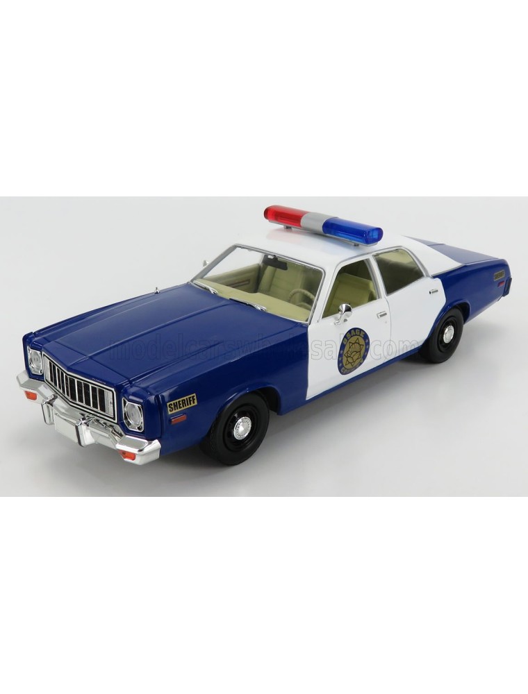 PLYMOUTH - FURY POLICE OSAGE COUNTY SHERIFF 1975 - BLUE WHITE