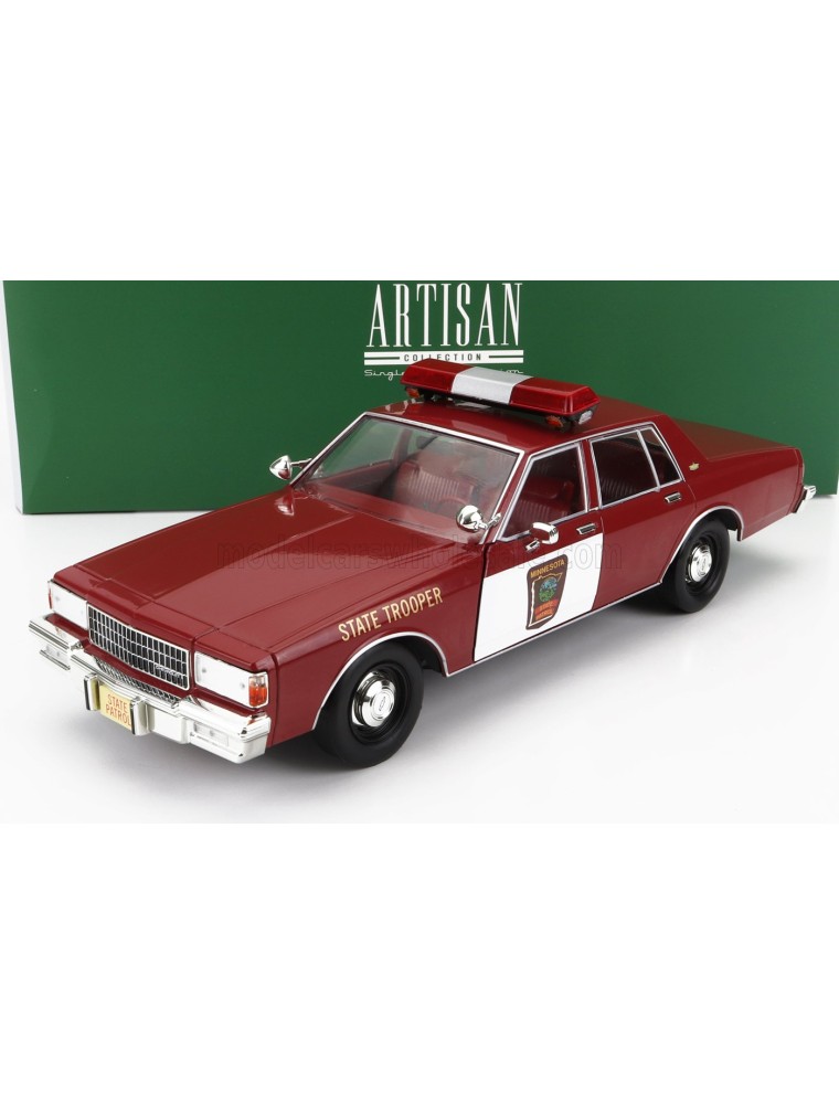 CHEVROLET - CAPRICE MINNESOTA POLICE DEPARTMENT STATE TROOPER 1987 - FARGO - RED WHITE