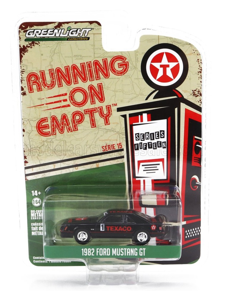 FORD USA - MUSTANG GT N 1 TEXACO 1982 - BLACK - 1/64