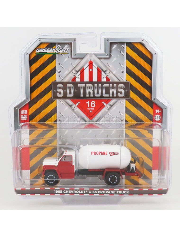 CHEVROLET - C-65 TANKER TRUCK PROPANE 1985 - RED WHITE