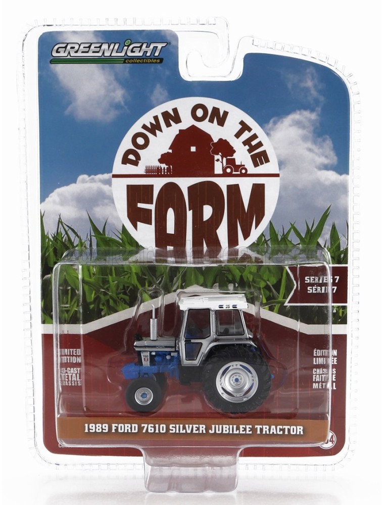 FORD USA - 7610 TRACTOR SILVER JUBILEE 1989 - WHITE BLUE