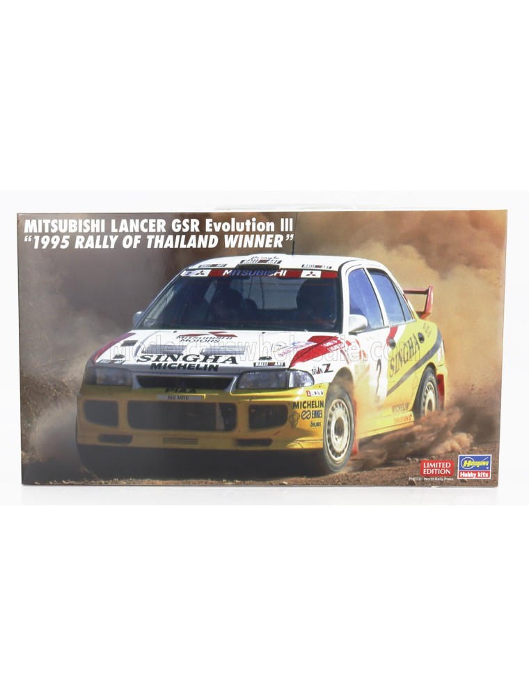 MITSUBISHI - LANCER GSR EVOLUTION III N 2 WINNER RALLY THAILAND 1995 - / - 1/24