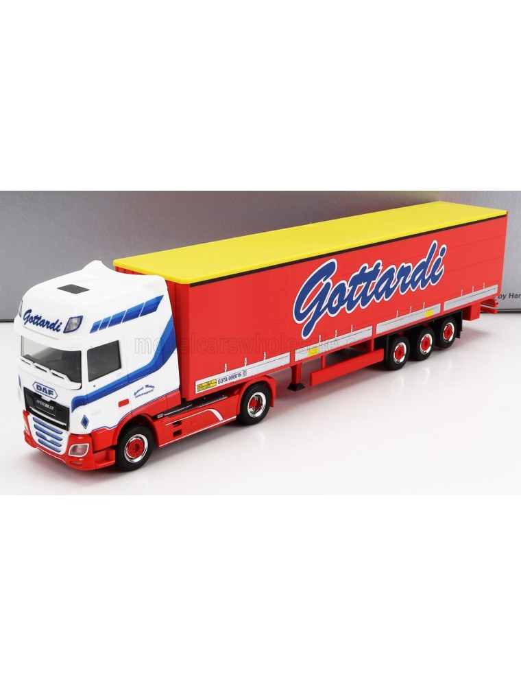 DAF - XF480 TRUCK TELONATO GOTTARDI TRANSPORTS 2017 - WHITE RED