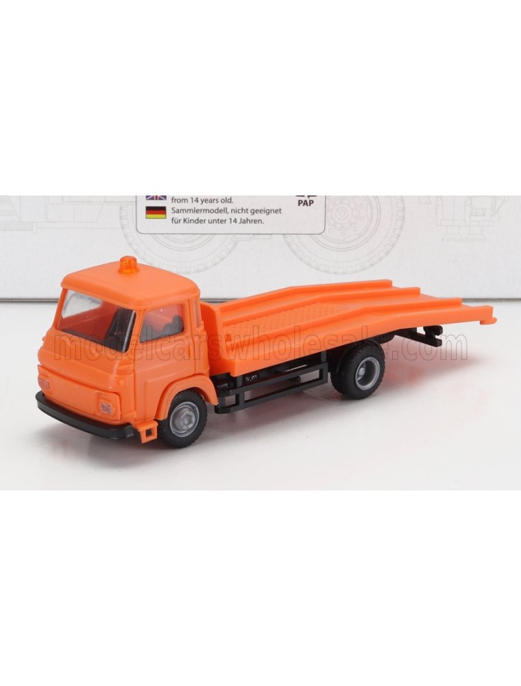 ALFA ROMEO - A19 TRUCK ASSISTANCE CARRO ATTREZZI - TOW TRUCK ROAD SERVICE 2-ASSI - ORANGE