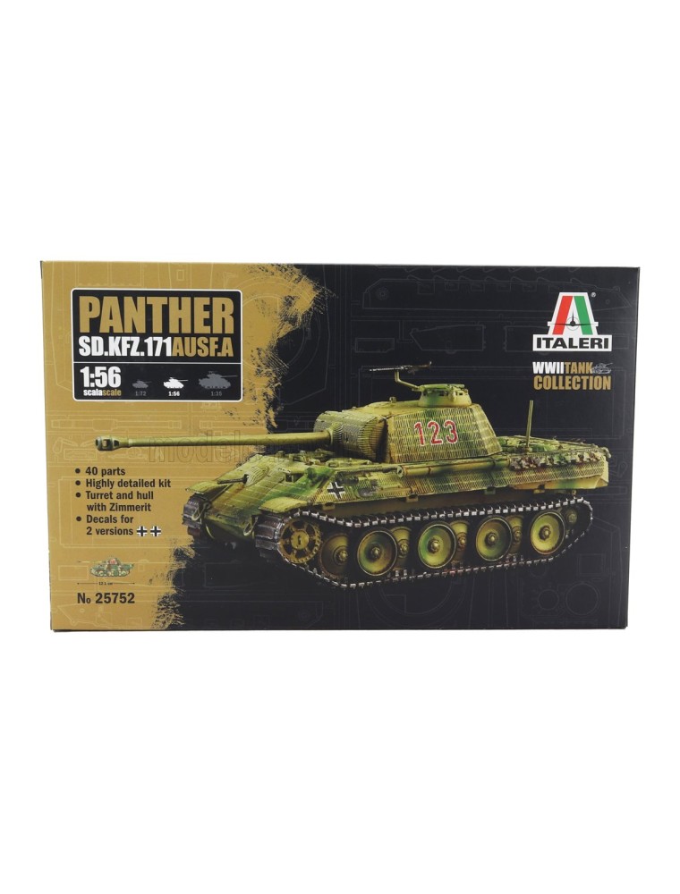 TANK - SD.KFZ. 171 PANTHER AUSF.A MILITARY 1945 - / - 1/56