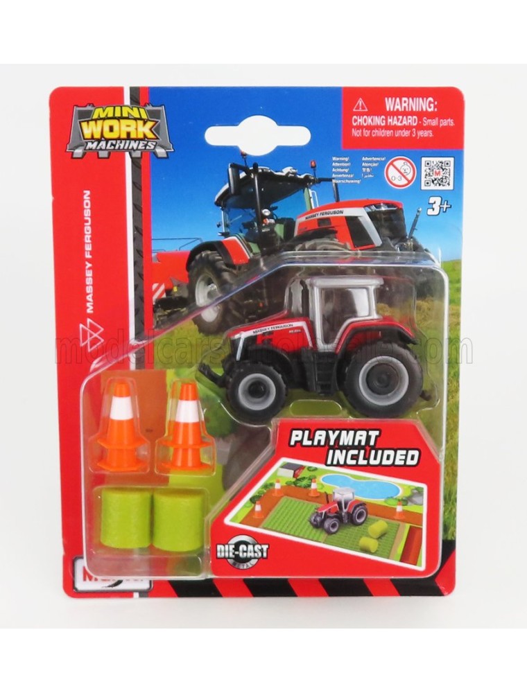 MASSEY FERGUSON - 8S.265 TRACTOR WITH PLAYMAT 2020 - RED GREY