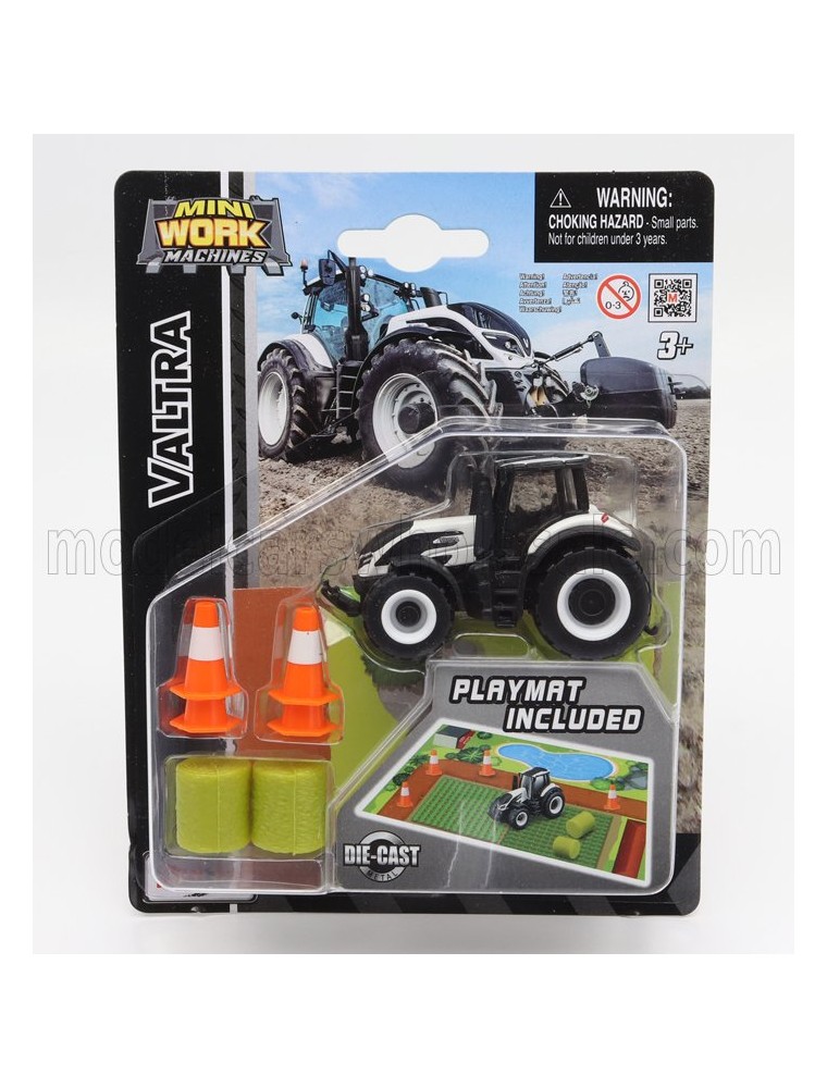 VALTRA - Q305 TRACTOR WITH PLAYMAT INCLUDED 2018 - WHITE BLACK