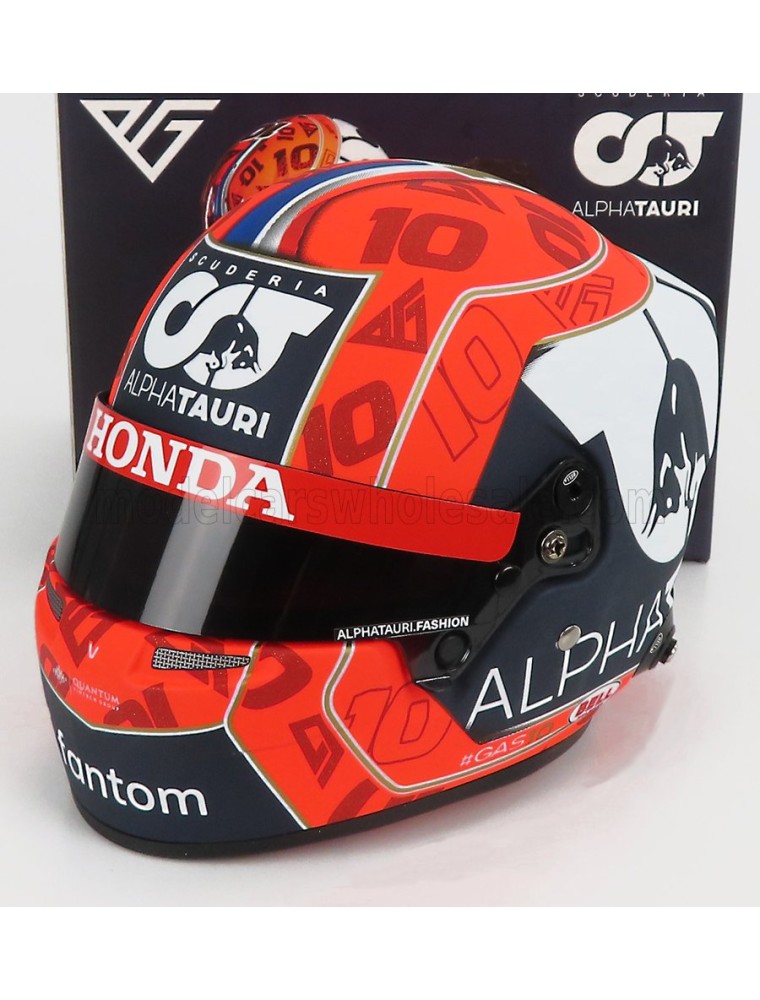 BELL HELMET - F1  CASCO HELMET AT02 HONDA RA620H TEAM ALPHA TAURI N 10 SEASON 2021 PIERRE GASLY - RED BLACK