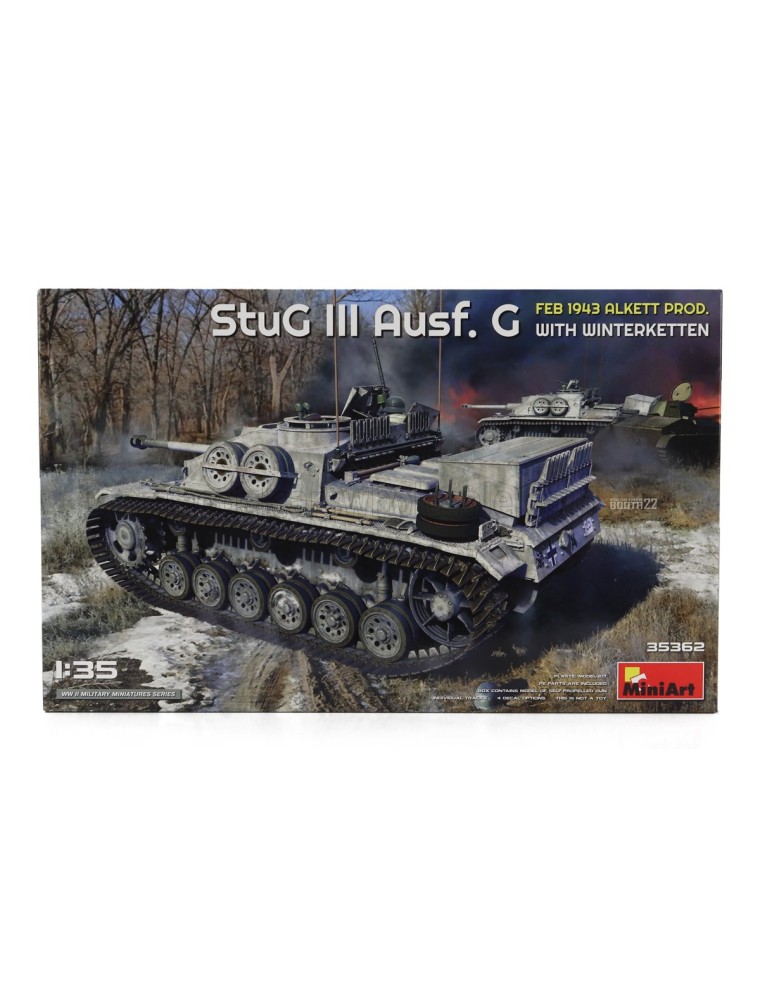 TANK - STUG III AUSF. G MILITARY WITH WINTERKETTEN 1943 - /