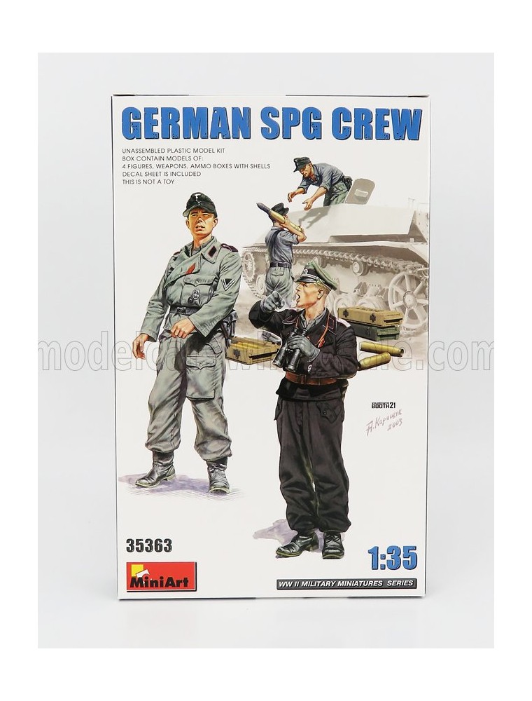 FIGURES - SOLDATI - SOLDIERS GERMAN SPG CREW - /