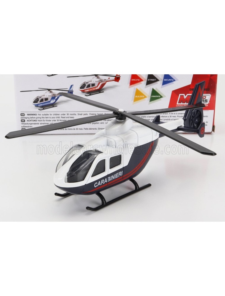 AGUSTA - HELICOPTER CARABINIERI 2010 - cm. 15.5 - BLUE