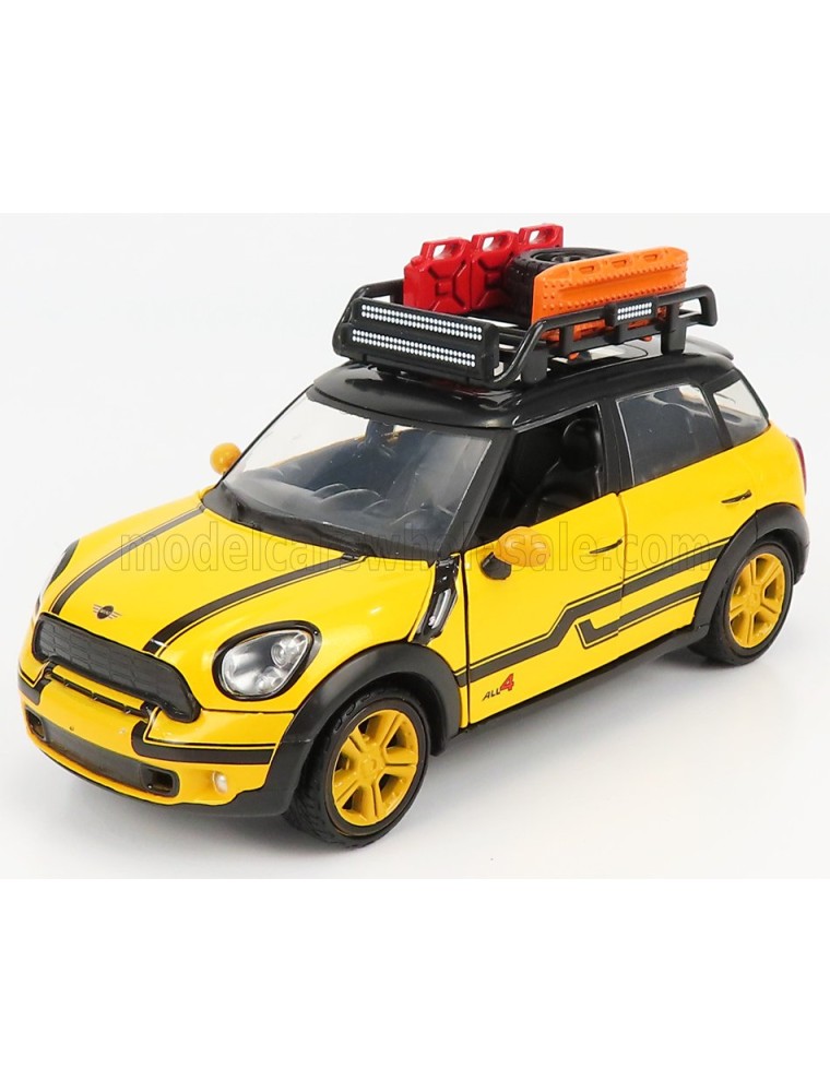 MINI - COOPER S COUNTRYMAN WITH ROOF RACK 2011 - YELLOW BLACK