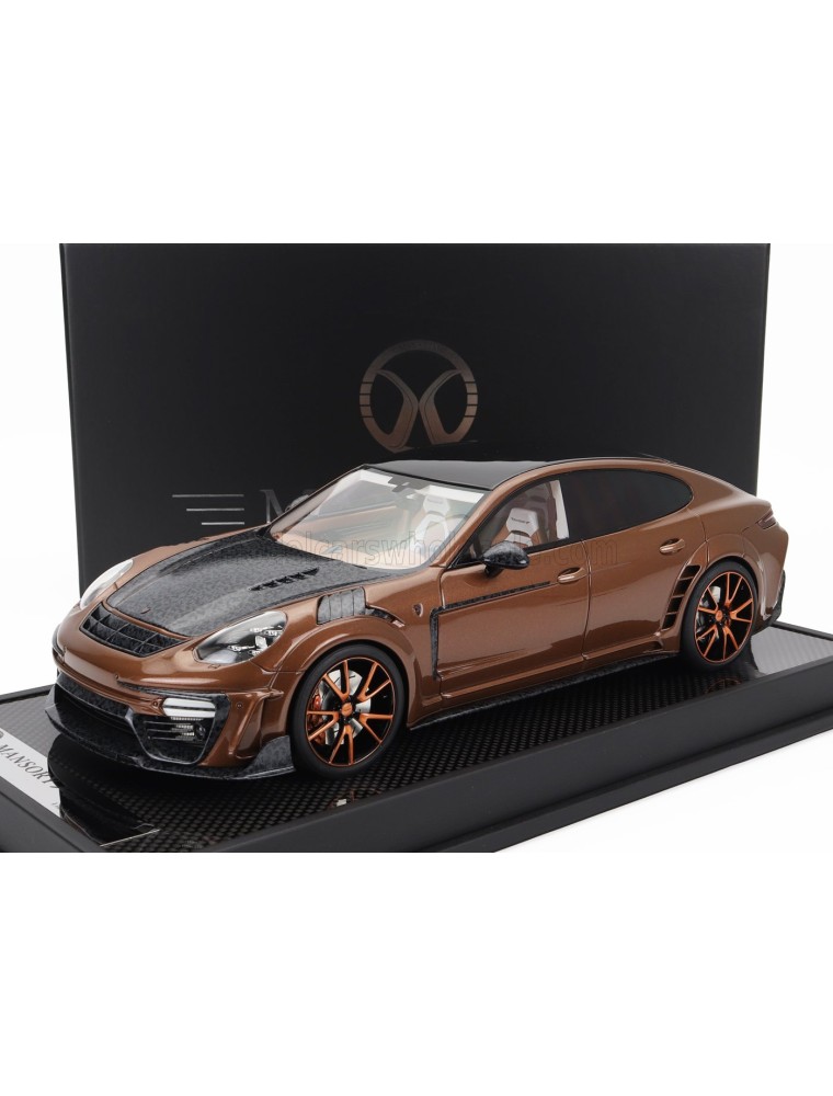 PORSCHE - PANAMERA MANSORY 2019 - BROWN CARBON - 1/18