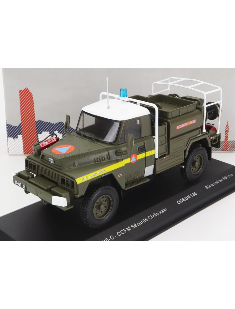 ACMAT - TPK 4-35-C TANKER TRUCK CCFM SECURITE CIVILE 1985 - MILITARY GREEN