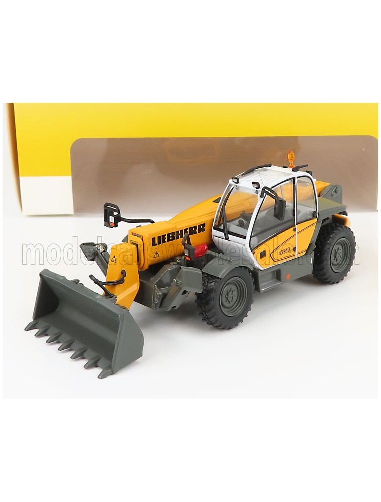 LIEBHERR - TELEHANDELR TL435-13 RUSPA GOMMATA - TRACTOR SCRAPER - YELLOW GREY