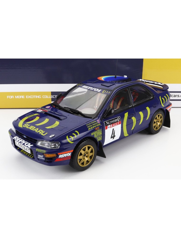 SUBARU - IMPREZA 555 N 4 WINNER RALLY RAC LOMBARD 1995 C.McRAE - D.RINGER - BLUE