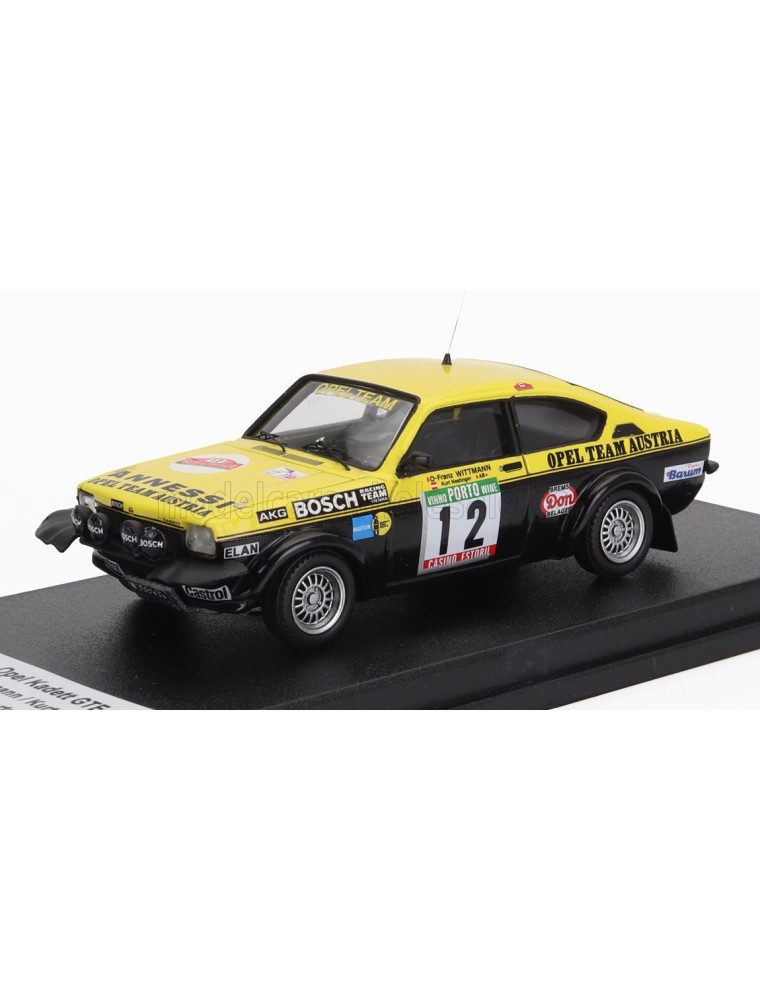 OPEL - KADETT GTE (night version) N 12 RALLY PORTUGAL 1977 F.WITTMANN - K.NESTINGER - YELLOW BLACK - 1/43