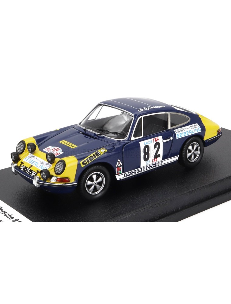 PORSCHE - 911S COUPE N 82 TAP RALLY 1970 COLACO MARQUES - JORGE CIRNE - BLUE YELLOW