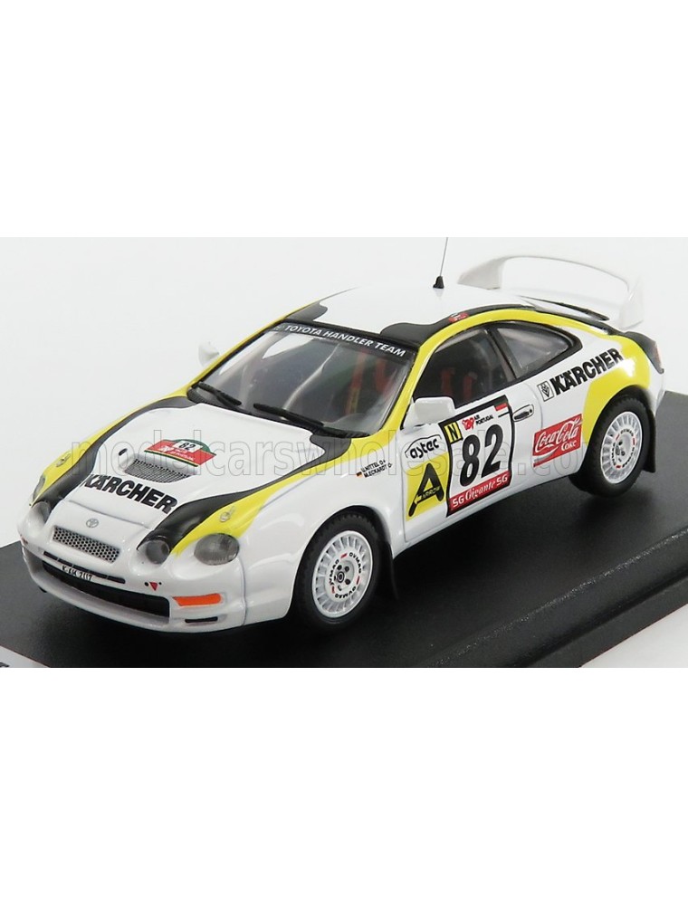 TOYOTA - CELICA GT-FOUR N 82 RALLY OF PORTUGAL 1995 U.NITTEL - M.ECKARDT - WHITE YELLOW BLACK