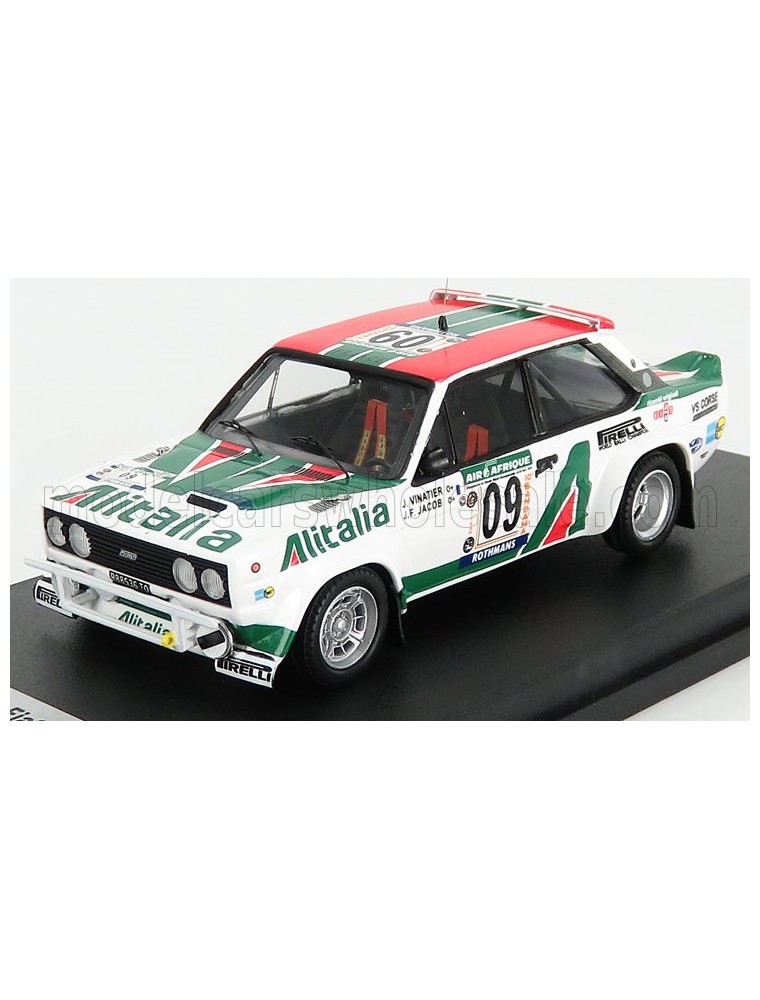 FIAT - 131 ABARTH ALITALIA N 09 RALLY BANDAMA 1978 J.VINATIER - J.F.JACOB - WHITE RED GREEN