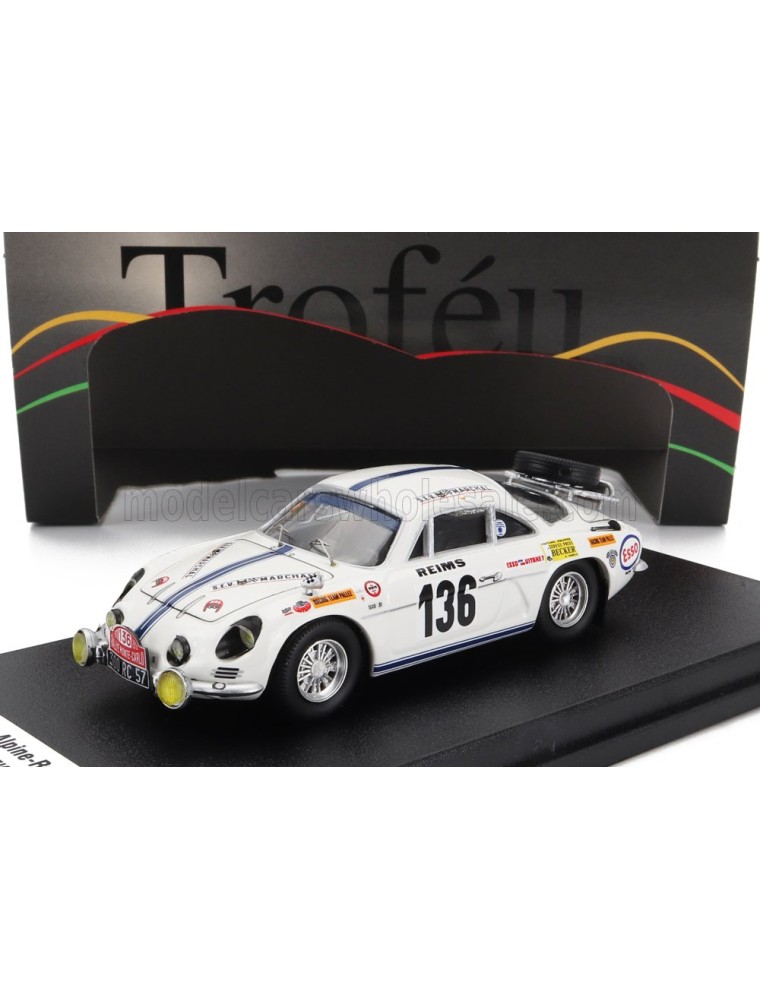 RENAULT - ALPINE A110 N 136 RALLY MONTECARLO 1970 L.ELFS - P.LORANG - WHITE