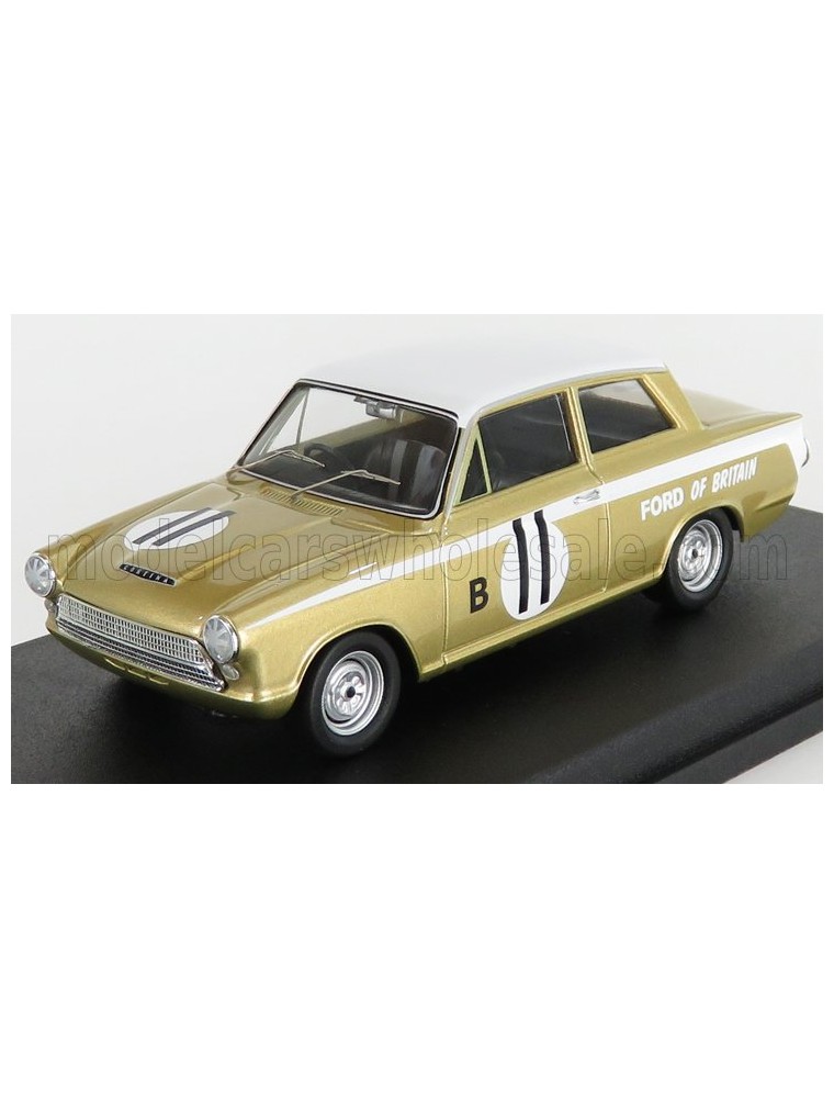 FORD ENGLAND - CORTINA GT N 11 2nd 12h MARLBORO 1963 H.TAYLOR - J.BLUMER - GOLD MET WHITE