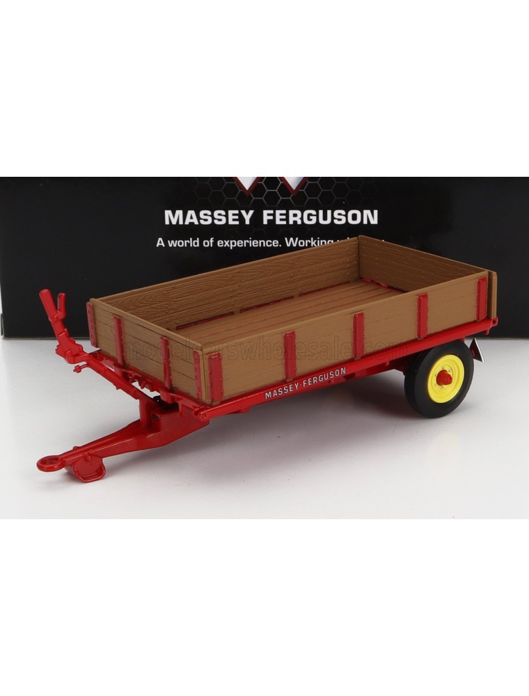 MASSEY FERGUSON - MF 3ton TRAILER  - TIPPING BED WITH DROP SIDES - RED WOOD