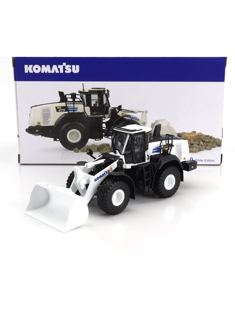 KOMATSU - WA475-10 RUSPA GOMMATA TRACTOR SCRAPER 2010 - WHITE BLACK