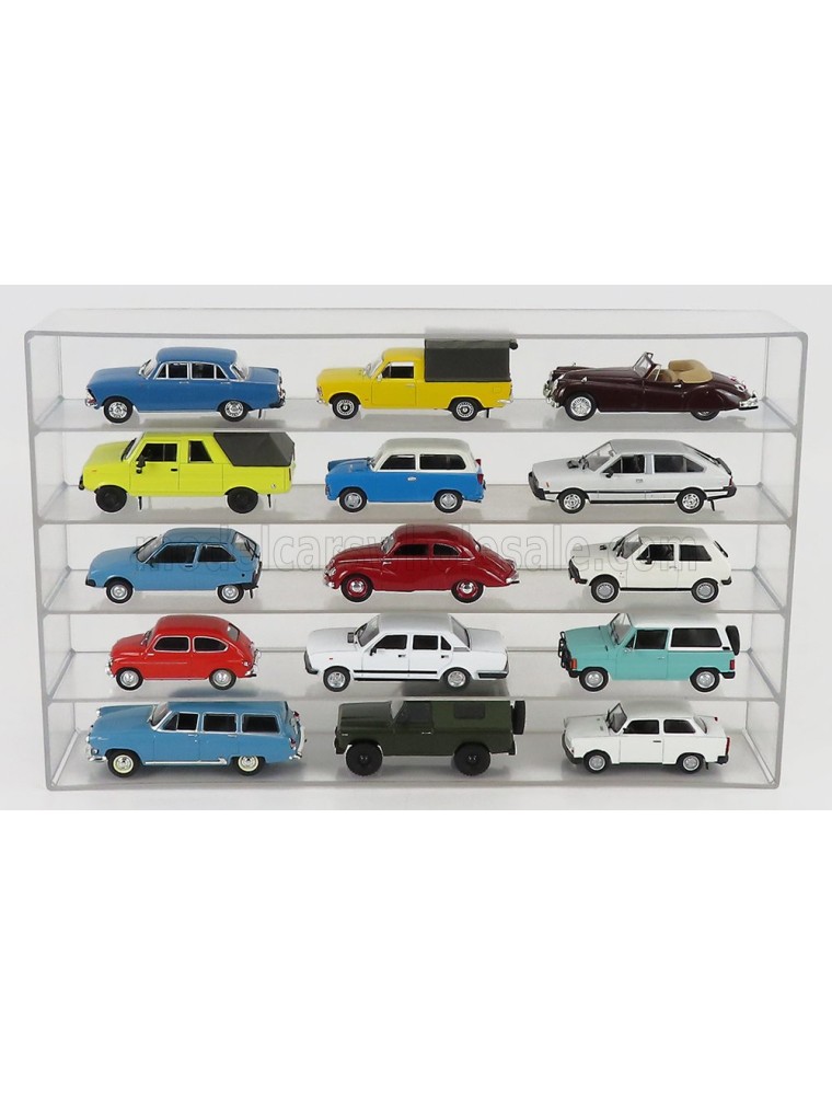 ACCESSORIES - ESPOSITORE APERTO - FOR AUTO 1/43 1/64 - CARS NOT INCLUDED - Lungh.LENGHT cm 36.8 X Largh.WIDTH cm 6.7 X Alt.HEIGH