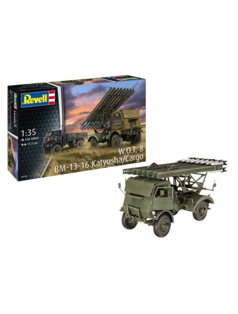 Revell - Camion lancirazzi sovietico WWII W.O.T. 8 BM-13-16 Katyusha/Cargo 1/35