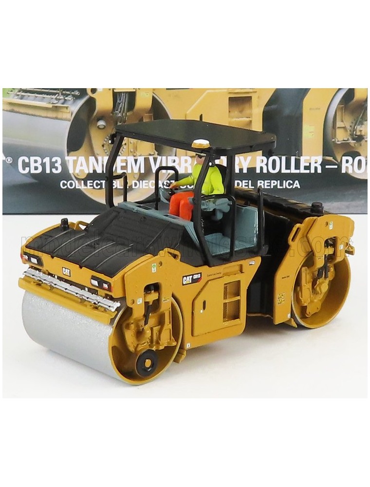 CATERPILLAR - CATCB13 RULLO VIBRANTE MONOTAMBURO - SCHIACCIASASSI - STONE CRUSHER ROLL - UTILITY COMPACTOR - YELLOW BLACK