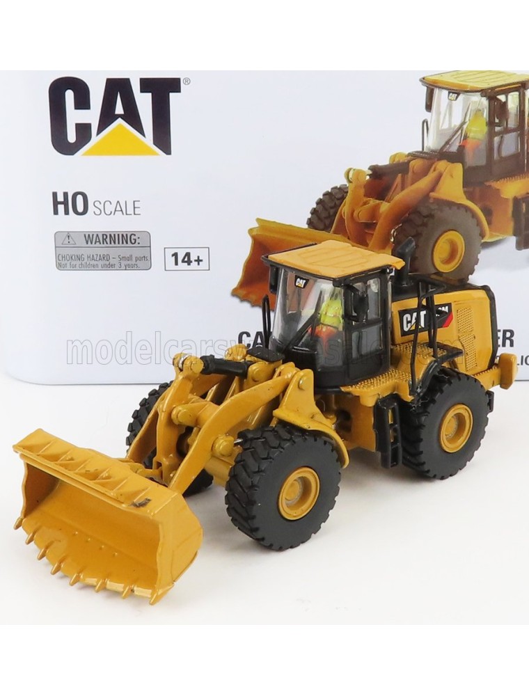 CATERPILLAR - CAT966M RUSPA GOMMATA - SCRAPER TRACTOR WHEEL LOADER - YELLOW BLACK