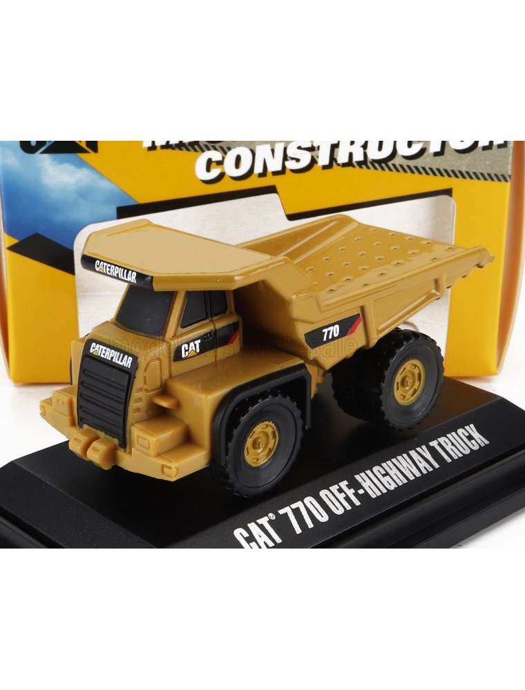 CATERPILLAR - CAT770 CASSONE RIBALTABILE CAVA MINERARIA - HIGHWAY TRUCK - CM.5.5 - YELLOW BLACK