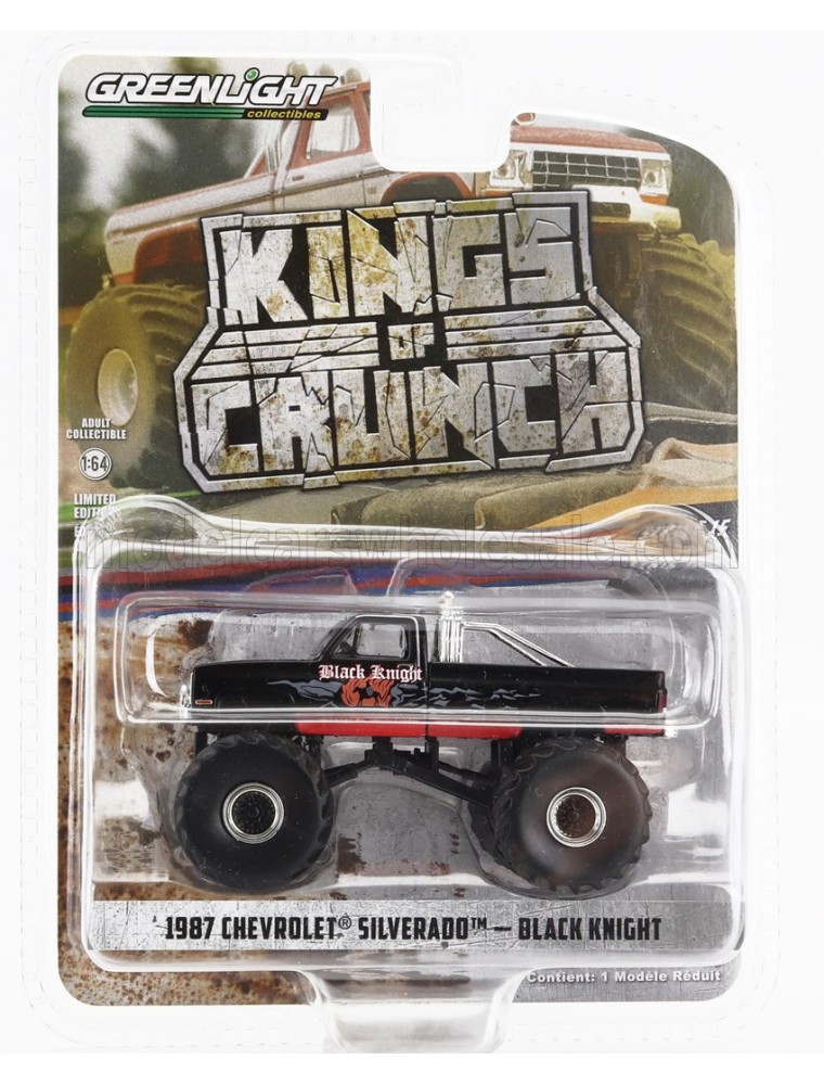 CHEVROLET - SILVERADO PICK-UP MONSTER TRUCK BLACK KNIGHT 1987 - BLACK