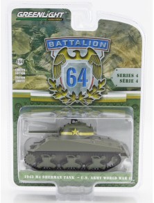 TANK - M4 SHERMAN MILTARY 1943 - MILITARY GREEN