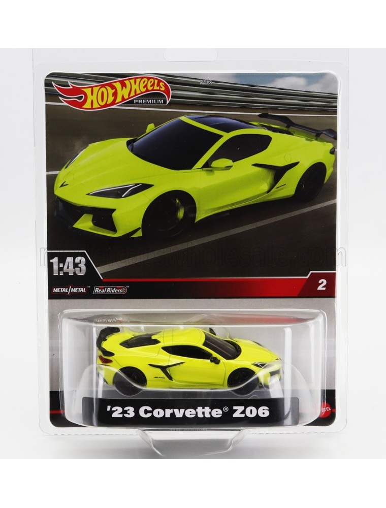 CHEVROLET - CORVETTE Z06 COUPE 2023 - BLISTER BOX - YELLOW