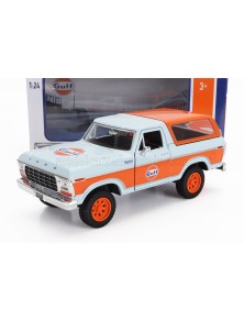 FORD USA - BRONCO GULF 1978 - LIGHT BLUE ORANGE