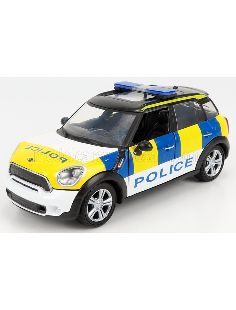 MINI - COOPER S COUNTRYMAN UK POLICE 2011 - WHITE BLACK YELLOW BLUE