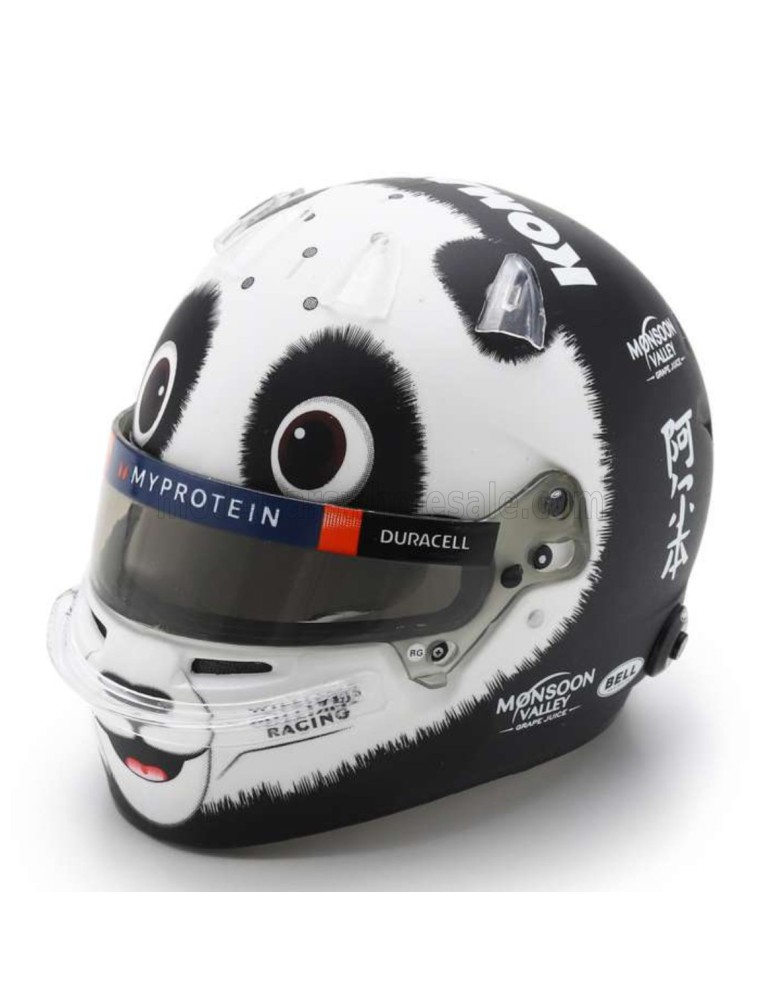 BELL HELMET - CASCO HELMET F1 ALEXANDER ALBON TEAM WILLIAMS RACING N 23 CHINA GP 2024 - WHITE BLACK