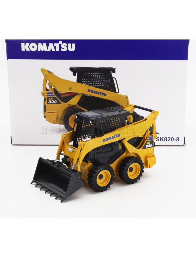 KOMATSU - SK820 RUSPA GOMMATA - SCRAPER TRACTOR - YELLOW BLACK