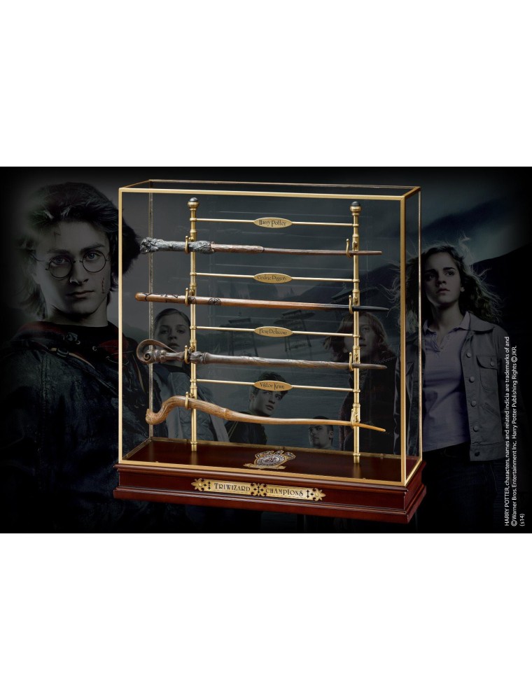 Harry Potter Espositore Bacchette Campioni Torneo Tremaghi 44 Cm Noble Collection