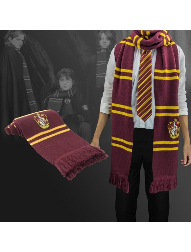 Harry Potter Sciarpa Di Lusso Grifondoro 250 Cm Ufficiale Cinereplicas