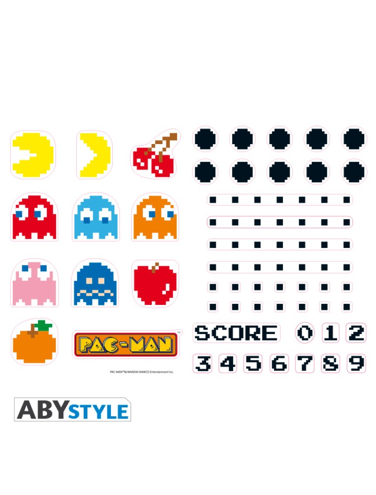 Pac-man - Adesivi - 50x70cm - Characters & Maze