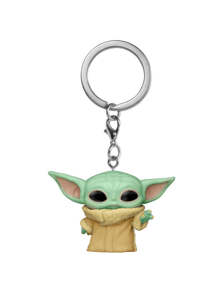 Star Wars The Mandalorian Funko Portachiavi Pocket Pop Yoda Bambino 4 cm