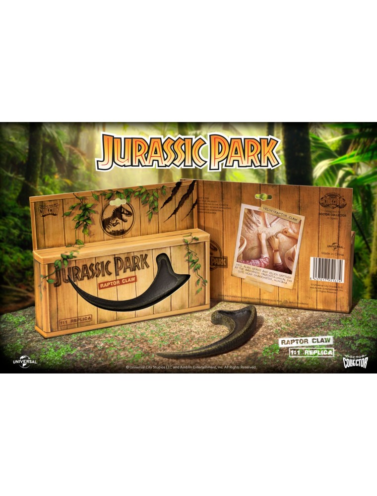 JURASSIC PARK RAPTOR CLAW REPLICA REPLICA DOCTOR COLLECTOR