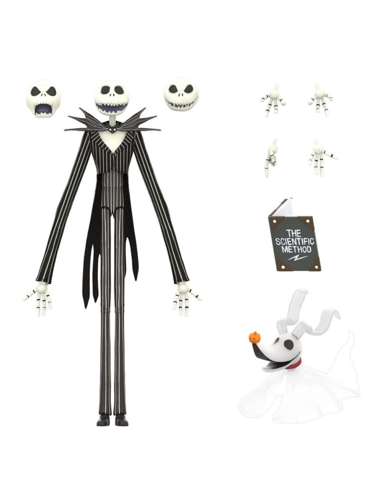 Nightmare Before Christmas Disney Ultimates Action Figura Jack Skellington 18 Cm Super7