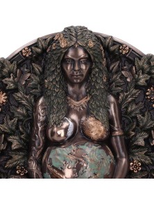 MOTHER EARTH BRONZE WALL PLAQUE PLACCA NEMESIS NOW