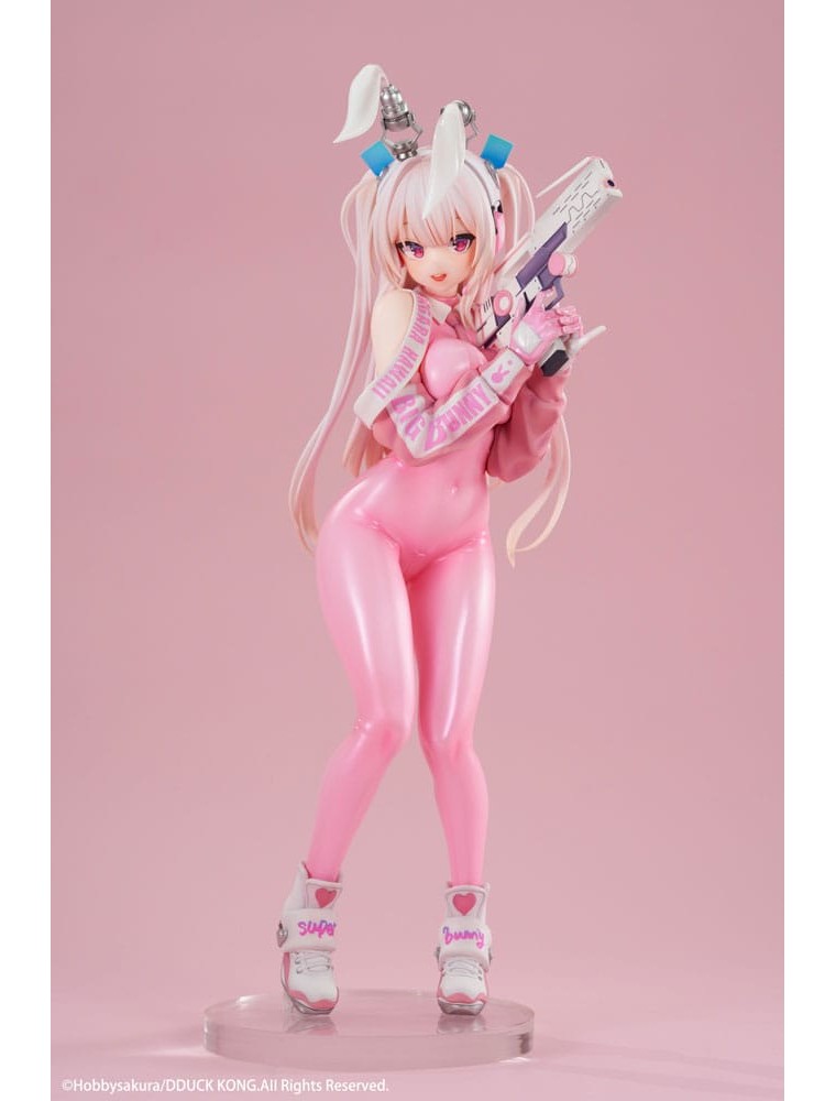 Original Illustrationpvc Statua 1/6 Super Bunny Illustrated By Dduck Kong Edizione Limitata 28 Cm Hobby Sakura